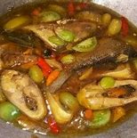 Ikan Bandeng Pindang Asam Pedas